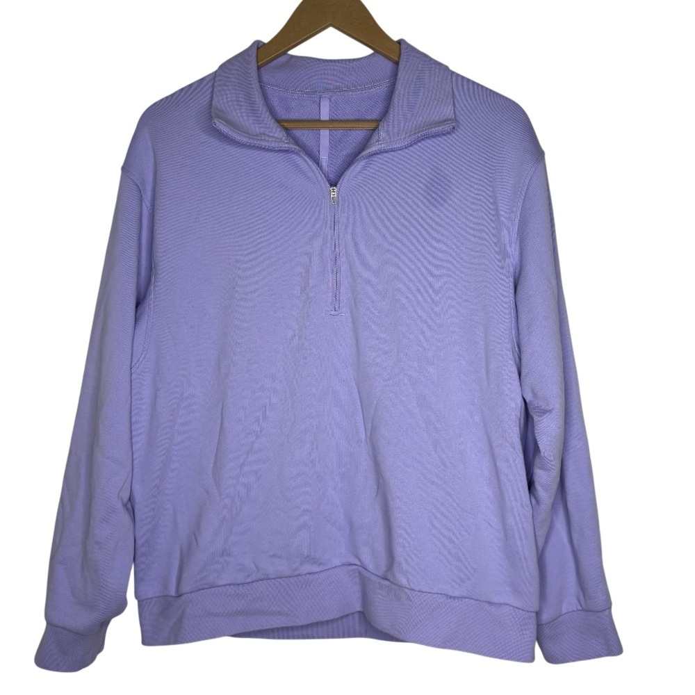 Lululemon Men’s ½ Zip Pullover Sweatshirt – Lavender Purple – Size Small - Picture 1 of 6